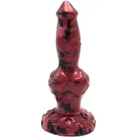 Kiotos Monstar - Dildo Beast 65 Hector de Herder - Zwart/Rood