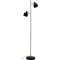 Dyberg Larsen - Ocean Floor Lamp - Black/Brass