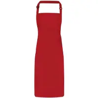 Premier Waterdicht schort met borststuk kleur Rood