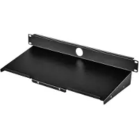 Renkforce RF-3429160 19 inch 1 HE Geschikt voor kastdiepte: vanaf 300 mm Zwart