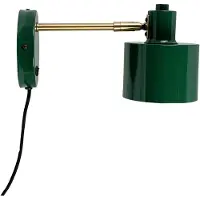 Dyberg Larsen wandlamp Ocean, donkergroen, uitsteek 30 cm Ocean, groen, Woon-/ Eetkamer, metaal, Design