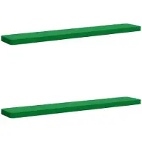 vidaXL 2-delige Bankkussens VUGHT 2 st 100% Polyester Groen
