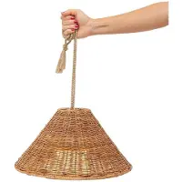 New Garden Calobra LED hanglamp met oplaadbare batterij Calobra, dimbaar, hout licht, Hout, Modern
