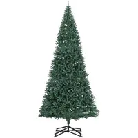 vidaXL Kunstmatige Voorverlichte Kerstboom met Ballenset Groen 500 cm