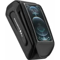 RockBros Fietszadeltas 30120064001, Waterdicht, Voor Op Het Frame, Met Telefoonhouder - Zwart
