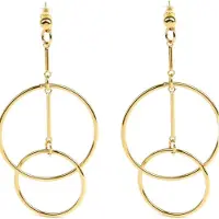 Addicted Oorbellen 'Iside orecchini con i cerchi placcati oro' goud