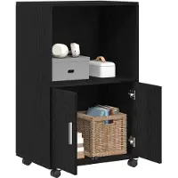 vidaXL Kast Zwart Eiken 55 x 40 x 82 cm