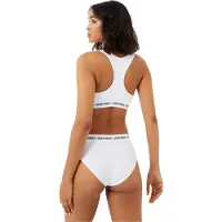 Jack Wills Dibsdall katoenen jersey bralette voor dames (set van 2) (Wit)