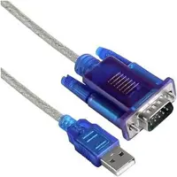 Microconnect USBADB, grijs, 1,8 meter, USB Type-A, DB-9, mannelijk, mannelijk