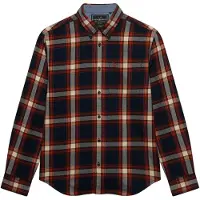 Superdry Overhemd marine / knalrood / wit