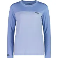 Mons Royale - Yotei Merino LS W Ice Blue/Moonstone voor Unisex - Maat S
