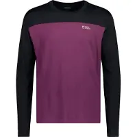 Mons Royale - Yotei Merino LS M Fig/Black voor Unisex - Maat M