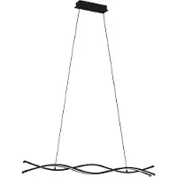 Eglo Lasana, flexibele bevestiging, zwart, zwart, wit, aluminium, staal, IP20, klasse II