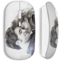 MANIACASE Draadloze Muis - Onthoud Mij - Robert Pattinson - Inclusief USB Wifi - Compatibel met Mac en PC - Wit