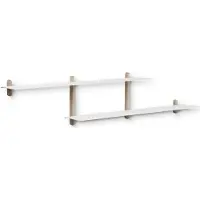 Gejst Nivo Wandplank Groot Nivo Large H | Light Oak|White