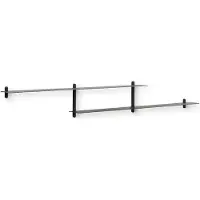 Gejst Nivo Wandplank Nivo H | Black Ash|Black