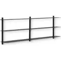 Gejst Nivo Wandplank Nivo D | Black Ash|Black