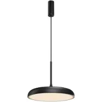 Maytoni LED hanglamp Gerhard, zwart, 26W, warm wit licht, 1400lm, metaal, afmetingen: 347x40x40cm, IP20,