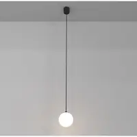 Maytoni Luna hanglamp, zwart/wit, LED, 4000K, aluminium, IP20, energiezuinig