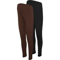 Mamalicious Leggings 'MLEmma' bruin / zwart