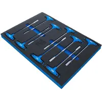 Bgs Gereedschapskist 3/3: Set dopsteeksleutels met T-greep, 2000 mm, 2 kg