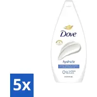 Dove 5 x Hydrate - Douchegel - Sulfaatvrij - 250 ml - Voordeelverpakking - 5 stuks