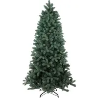 National Tree Company Feel Real Downswept Douglas Fir Blue Slim Hinged H228 D109 cm