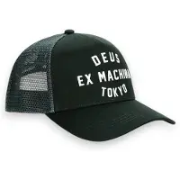 Deus Ex Machina Heren Harajuku Address Trucker pet groen (OSFA), Casual, Katoen D263MHA114