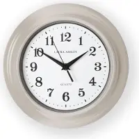 Laura Ashley Newgale Klok - Cijfers - 26x26cm - Beige