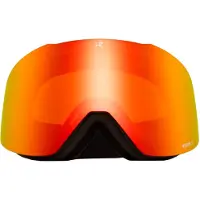 Vonzipper - Skibrillen - Outro Goggle Flame Out Black Mt/W voor Unisex - Zwart