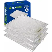 Alapure 3x Metaalfilter voor Inventum 40600909001 340x275mm