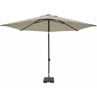Madison Parasol Mykanos Push-Up Pe Ecru Grade 6 (250 x 250 cm)
