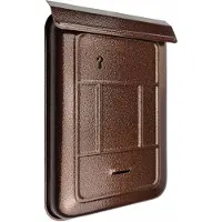 Damech Marmex brievenbus C6 koperkleur, staal, 26x18x3.5cm