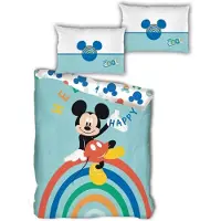 Javoli Disney Mickey Mouse Dekbedovertrek Happy - 140 x 200 cm - Polyester