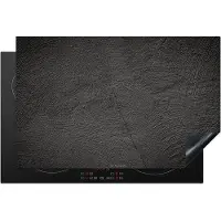 KitchenYeah Inductie beschermer 80x52 cm - Grijs - Beton print - Kookplaataccessoires - Afdekplaat voor kookplaat - Inductieplaat mat - Afdekmat voor inductiekookplaat - Keuken decoratie