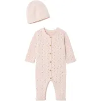 Vertbaudet Set met boxpakje en muts voor babymeisjes