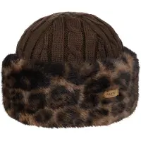 Barts Cable Knit Leo Faux Fur Muts by