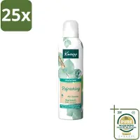 Kneipp 25 x - Douchefoam - Mint & Eucalyptus - Vegan - 200 ml - Wasstrips - Douchefoam - Mint En Eucalyptus - Natuurlijke Douchefoam - Vegan Douchefoam - Verkwikkende Douche