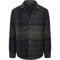 Barbour Overshirt Woodlane Brushed Tartan Groen