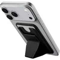 Cazy magnetische Kaarthouder - FingerGrip - Inclusief Standaardfunctie - Compatibel met MagSafe - Zwart