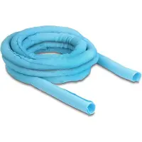 DeLOCK Woven Sleeve self-closing heat-resistant 5 m x 19 mm blue