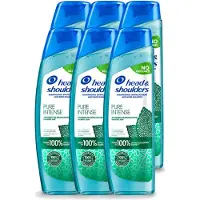 Head & shoulders 6 x – Shampoo – Pure Intense Kalmeert Jeuk – 250 ml - Voordeelverpakking - 6 stuks