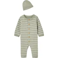 Vertbaudet 2-delige set met boxpak en muts voor baby