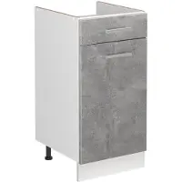 Vicco Wastafelkast R-Line Beton/Wit 40 cm zonder werkblad, Model 72864