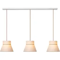 Lucide SCARLET - Hanglamp - 3xE27 - Beige - Essential
