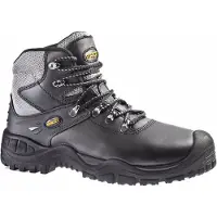 Mascot F0074-902-0907, Enkelboots, Heren, Volwassenen, Zwart, Geel, Effen, Veterluiting
