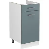 Vicco Wastafelkast R-Line Blauw-grijs/Wit 40 cm zonder werkblad, Model 72868