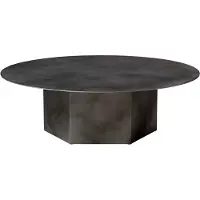 Gubi Epic Salontafel Ø110 cm | Misty Gray Steel