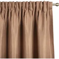 Markizeta Bruine Velours Gordijn 140x270 cm - Half Verduisterend met Gordijnband