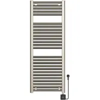 Wiesbaden Elara Elektrische Radiator 700W Smart WiFi 118,7x45 cm Geborsteld Staal PVD